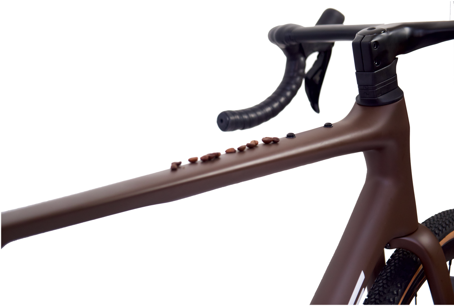 RINOS Gravel em Carbono Sandman8.0 Shimano 105 Di2 Café