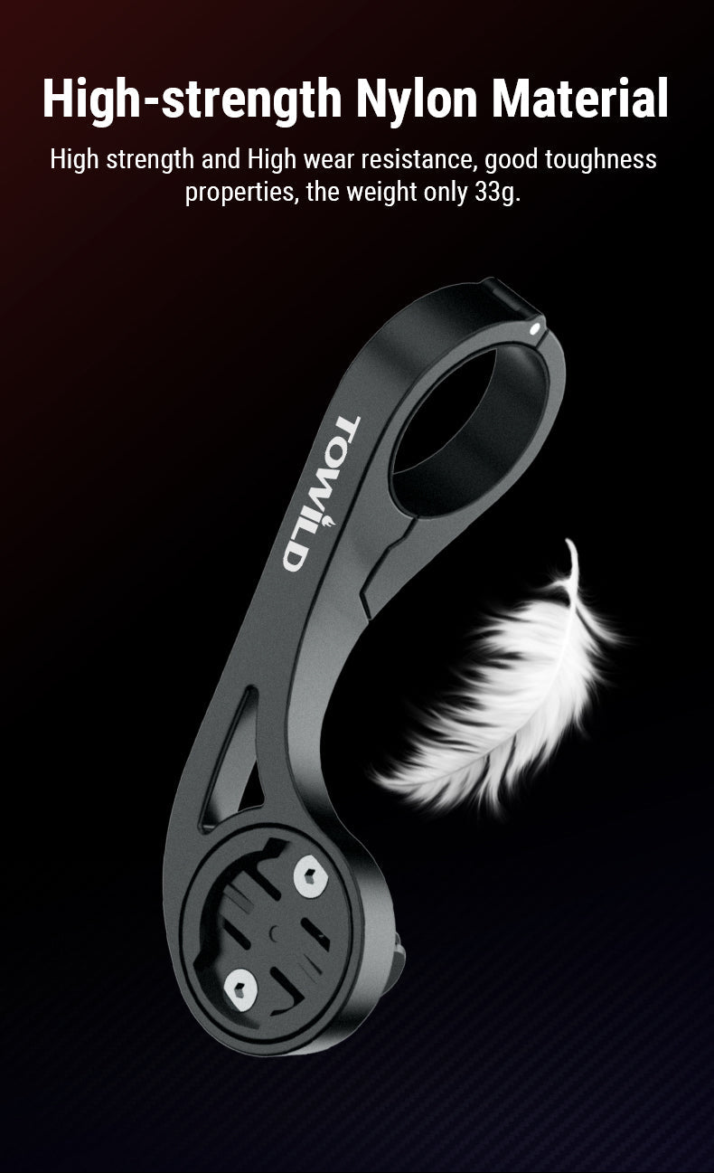 Towild as90 guiador de bicicleta lanterna suporte extensão para bicicleta computador luz e gopro garmin xoss igpsport