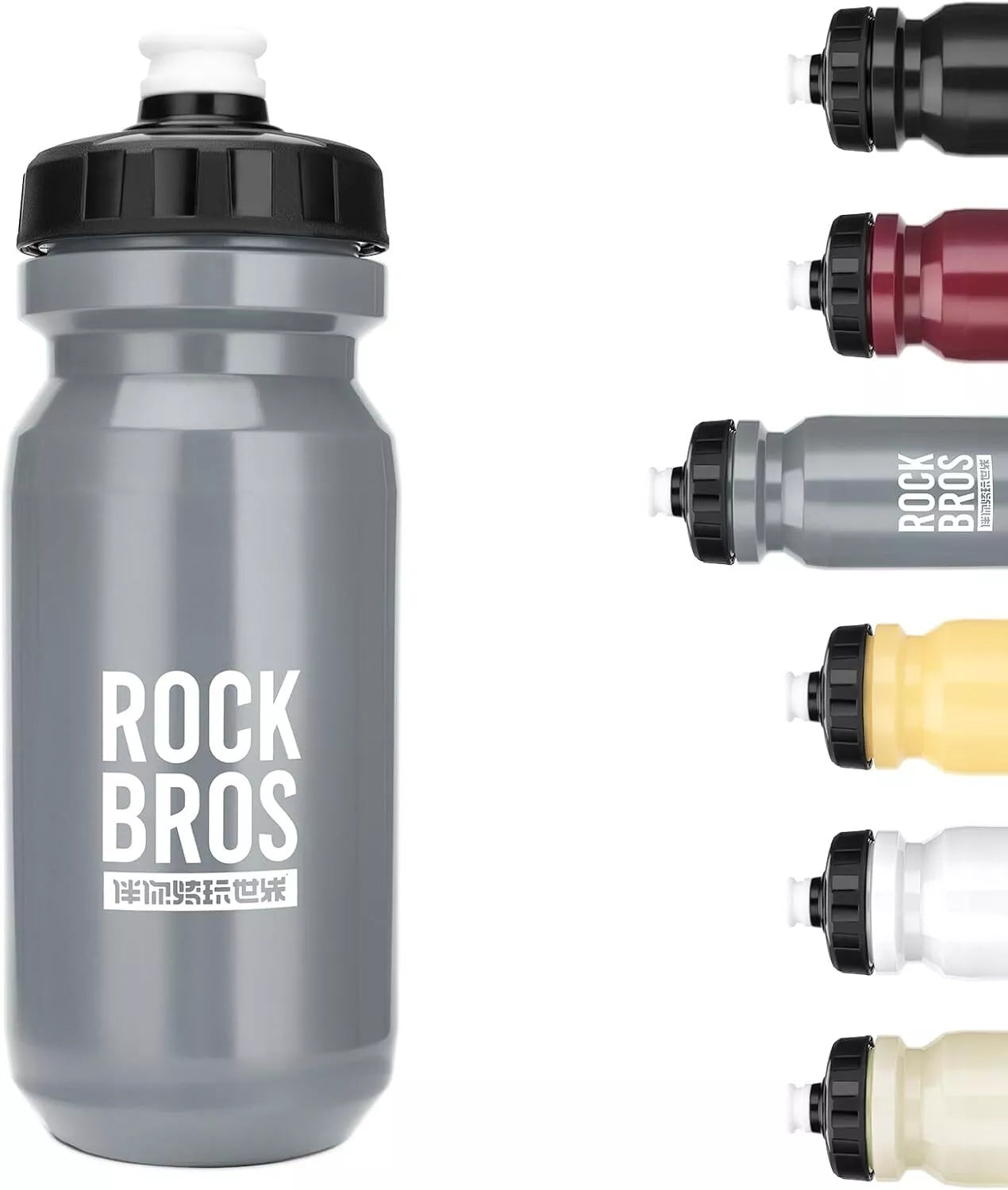 Garrafa de água para bicicleta ROCKBROS 600ml Garrafa de água para ciclismo