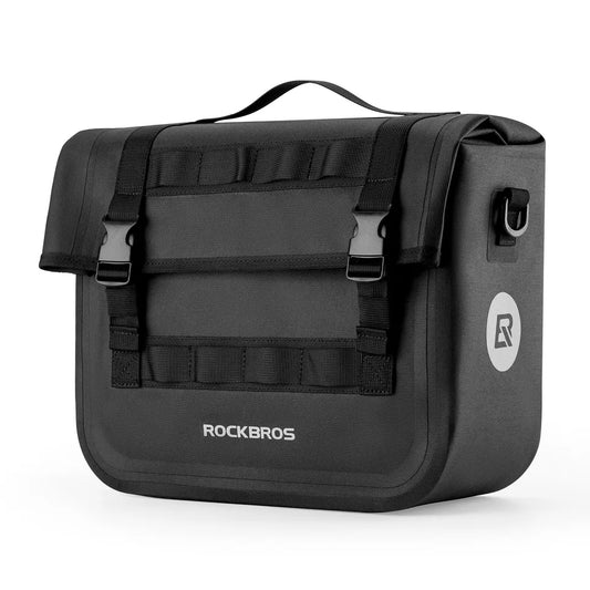 ROCKBROS bolsa de bagagem para bicicleta/motocicleta 600D pannier 9-15L repelente à água