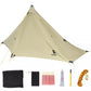 Qunature Tenda de trekking para 1 homem Tenda de acampamento ultraleve à prova d'água 230 * 180 cm