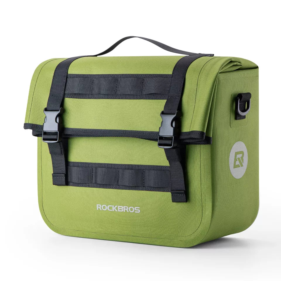 ROCKBROS bolsa de bagagem para bicicleta/motocicleta 600D pannier 9-15L repelente à água