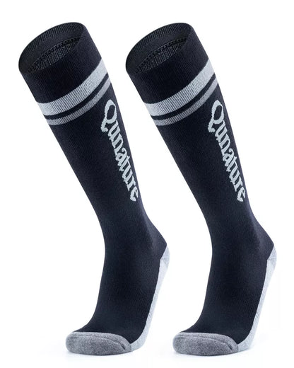 Qunature 1 par de meias de esqui, meias de esqui unissex para esqui, snowboard, esportes de inverno