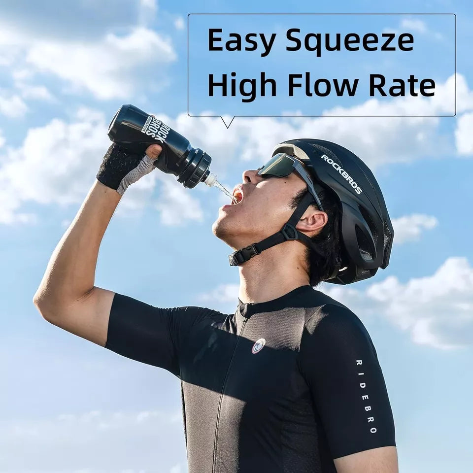 Garrafa de água para bicicleta ROCKBROS 600ml Garrafa de água para ciclismo