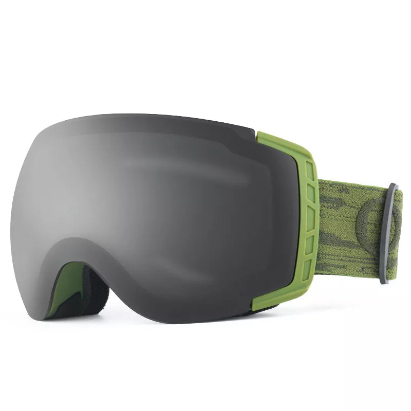 Óculos de esqui Qunature, óculos de snowboard, antiembaçante UV400 feminino/masculino para usuários de óculos
