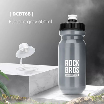 Garrafa de água para bicicleta ROCKBROS 600ml Garrafa de água para ciclismo