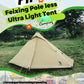 Qunature Tenda de trekking para 1 homem Tenda de acampamento ultraleve à prova d'água 230 * 180 cm