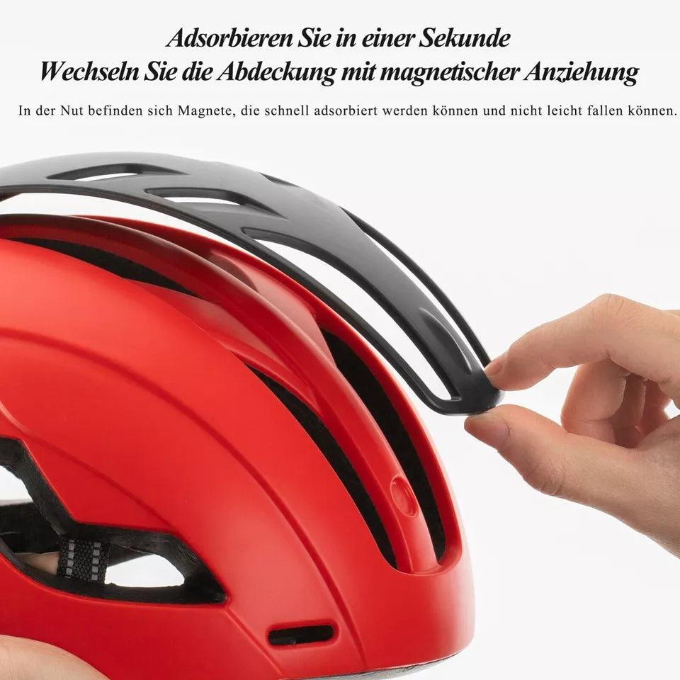 Capacete de bicicleta ROCKBROS capacete de bicicleta com capa magnética removível capacete MTB
