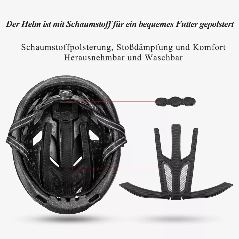 Capacete de bicicleta ROCKBROS capacete de bicicleta com capa magnética removível capacete MTB