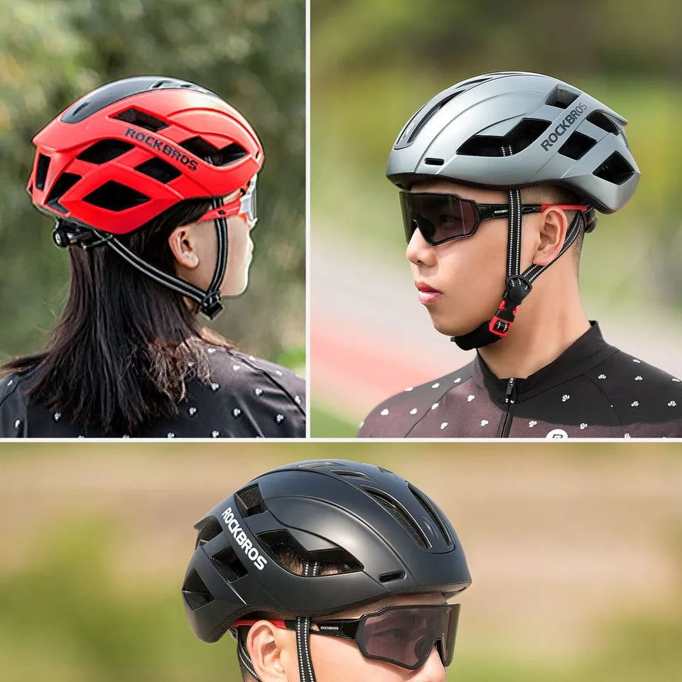 Capacete de bicicleta ROCKBROS capacete de bicicleta com capa magnética removível capacete MTB
