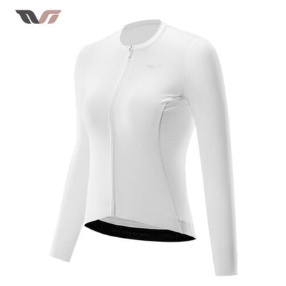 ROCKBROS TVI camisa de ciclismo manga comprida roupas de bicicleta respirável feminina