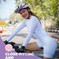 ROCKBROS TVI camisa de ciclismo manga comprida roupas de bicicleta respirável feminina