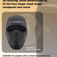 Balaclava para cabeça de motocicleta ROCKBROS Balaclavas de lã quente para bicicleta