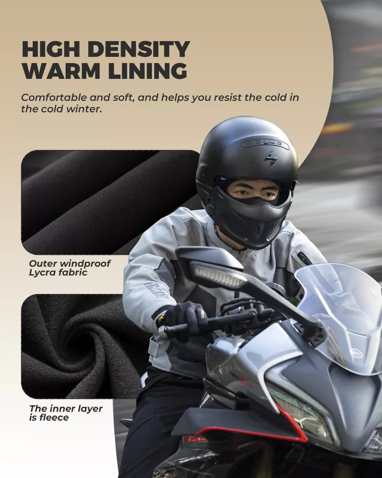 Balaclava para cabeça de motocicleta ROCKBROS Balaclavas de lã quente para bicicleta