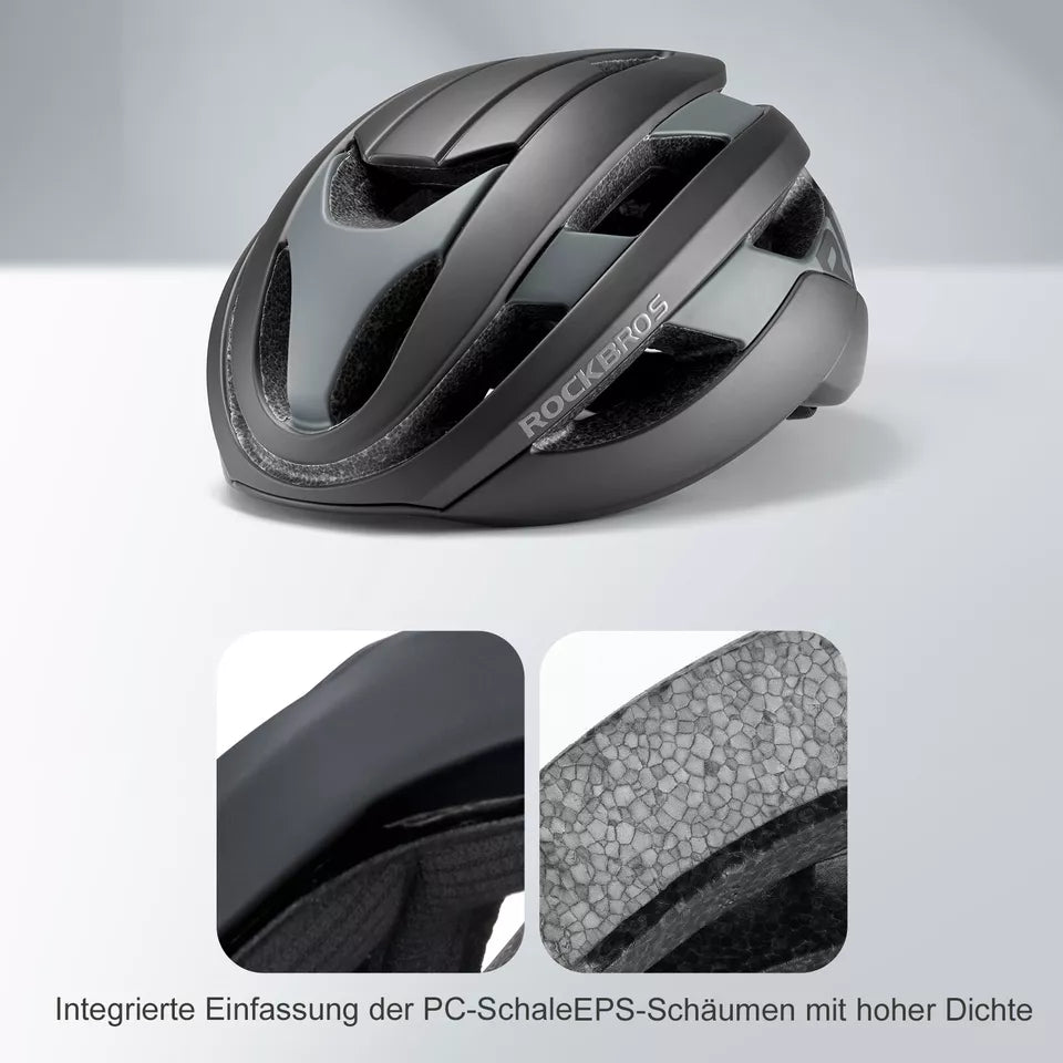 ROCKBROS capacete de bicicleta capacete de ciclismo unissex capacete de proteção para mountain bike capacete de estrada