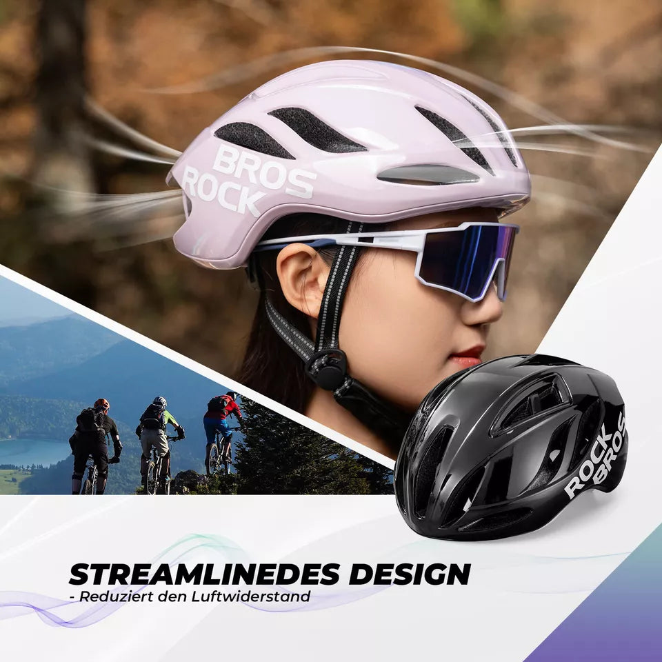 Rockbros capacete de bicicleta de estrada capacete 58-62cm unissex adultos para mtb capacete de bicicleta de estrada