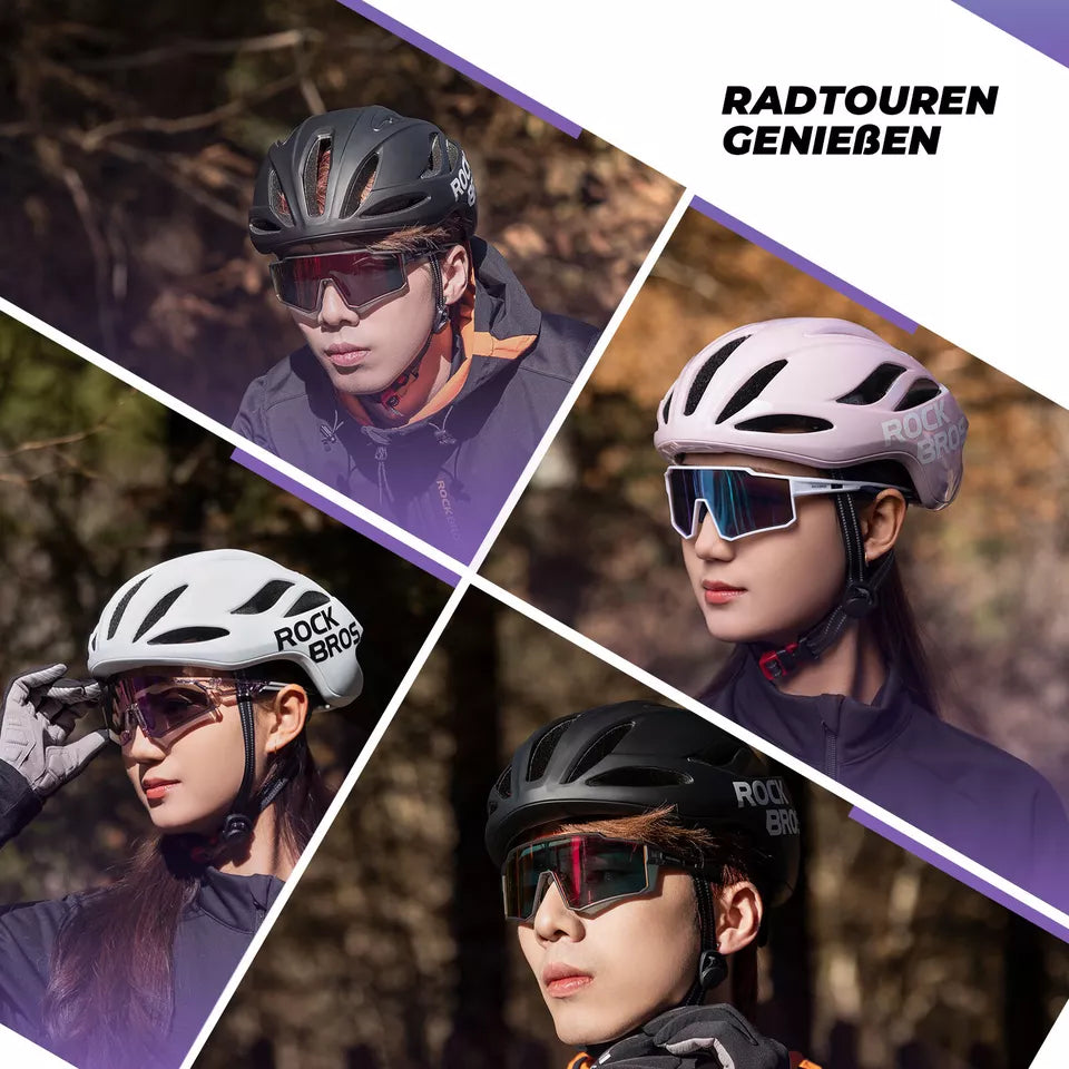 Rockbros capacete de bicicleta de estrada capacete 58-62cm unissex adultos para mtb capacete de bicicleta de estrada