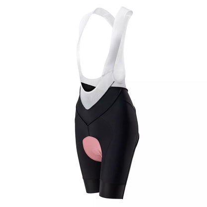 Shorts femininos de ciclismo ROCKBROS com alças, shorts acolchoados para bicicleta, MTB