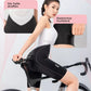 Shorts femininos de ciclismo ROCKBROS com alças, shorts acolchoados para bicicleta, MTB