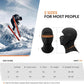 Qunature Balaclava Balaclava Esqui de inverno Máscara Facial respirável à prova de vento Máscara M/L para esportes ao ar livre Esqui Ciclismo Snowboard Motociclismo Mulheres/Homens