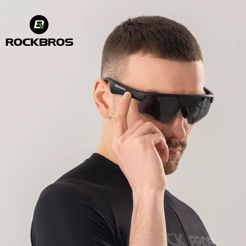 ROCKBROS Eletrônico Bluetooth Óculos Bicicleta Motocicleta Carro Corrida Ao Ar Livre TAC