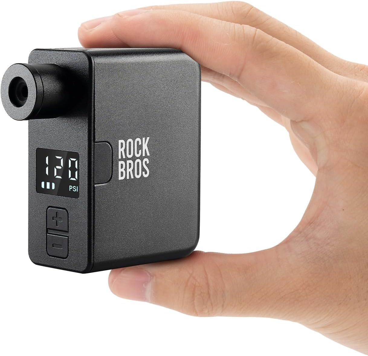 Rockbros bomba de bicicleta elétrica 120psi portátil mini bombas recarregável 450mah minúsculo e-bomba pequeno compressor