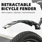 Conjunto de guarda-lamas de bicicleta ROCKBROS dianteiro + traseiro para 24-29 polegadas, retrátil e ajustável
