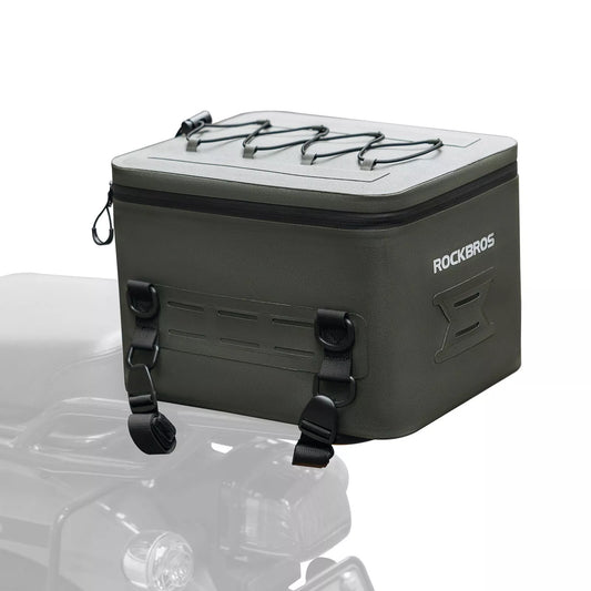 Bolsa para motocicleta ROCKBROS 13L totalmente à prova d'água 600D bolsa traseira para bagagem
