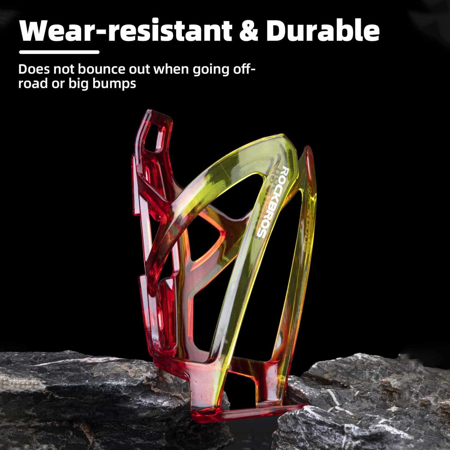 Suporte para garrafa de bicicleta em policarbonato leve de 35g da ROCKBROS