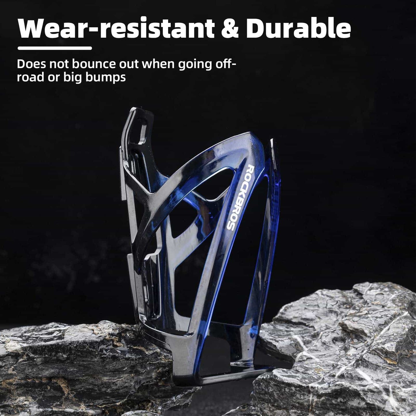 Suporte para garrafa de bicicleta em policarbonato leve de 35g da ROCKBROS