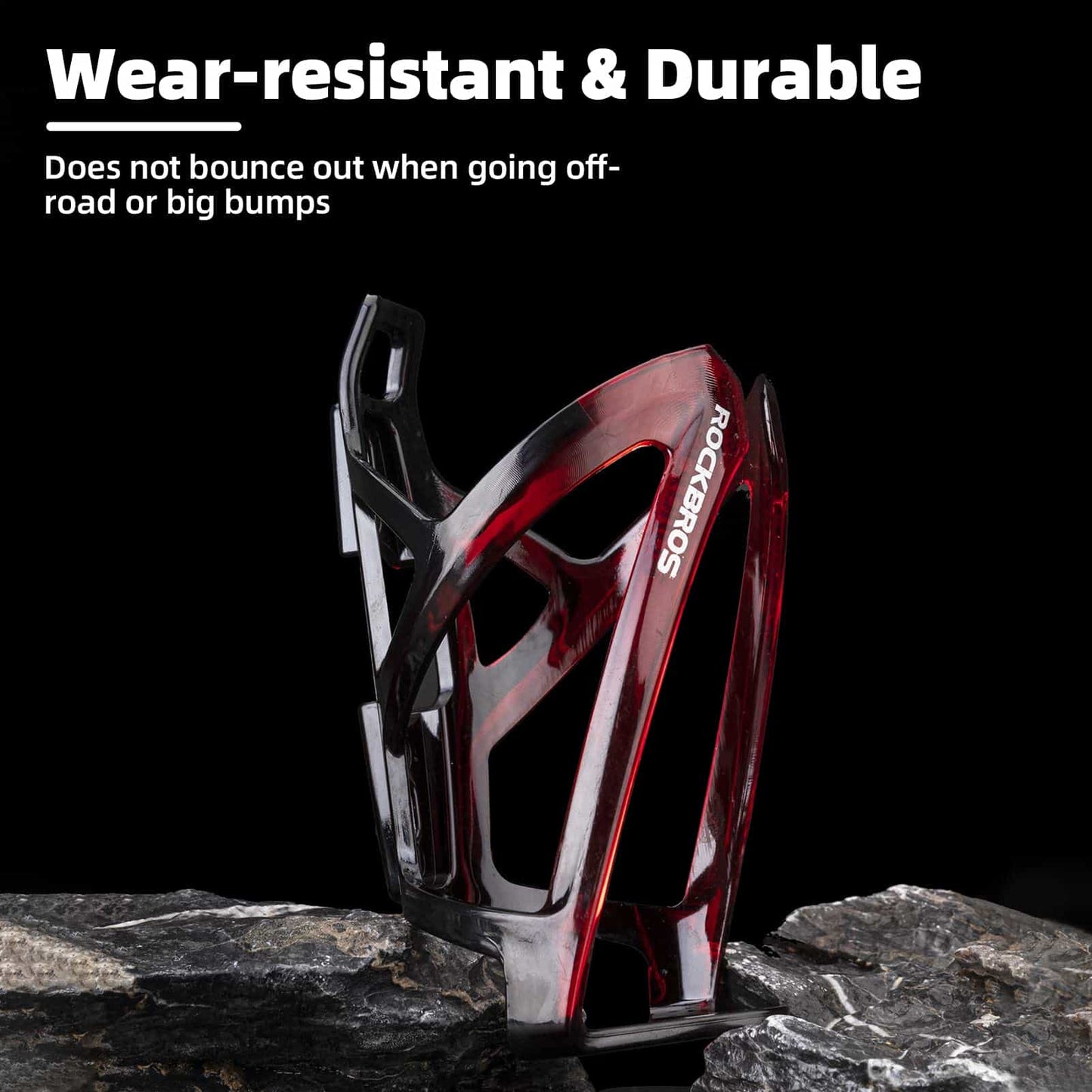 Suporte para garrafa de bicicleta em policarbonato leve de 35g da ROCKBROS