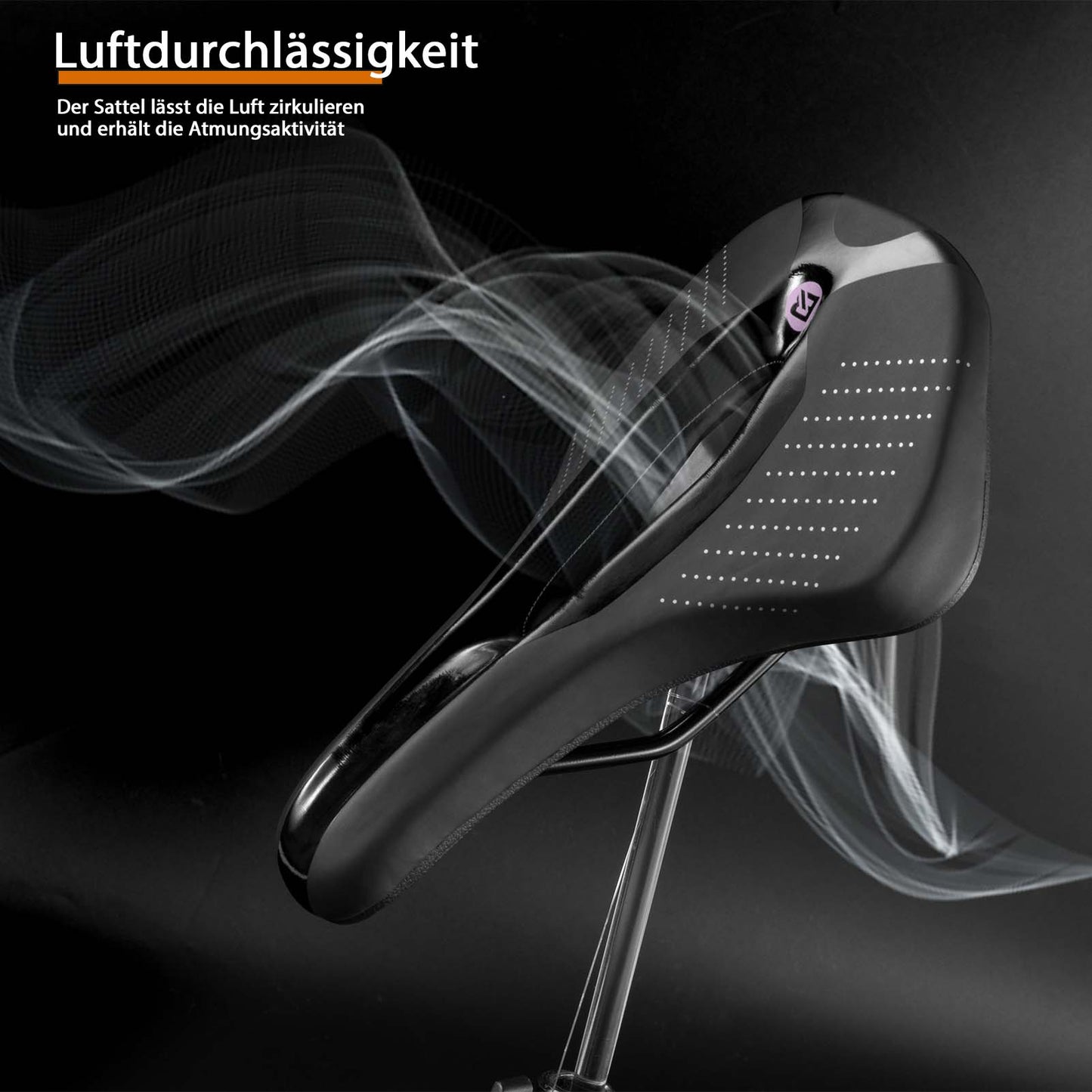 Selim de bicicleta ergonômico com absorção de impacto, unissex, ROCKBROS