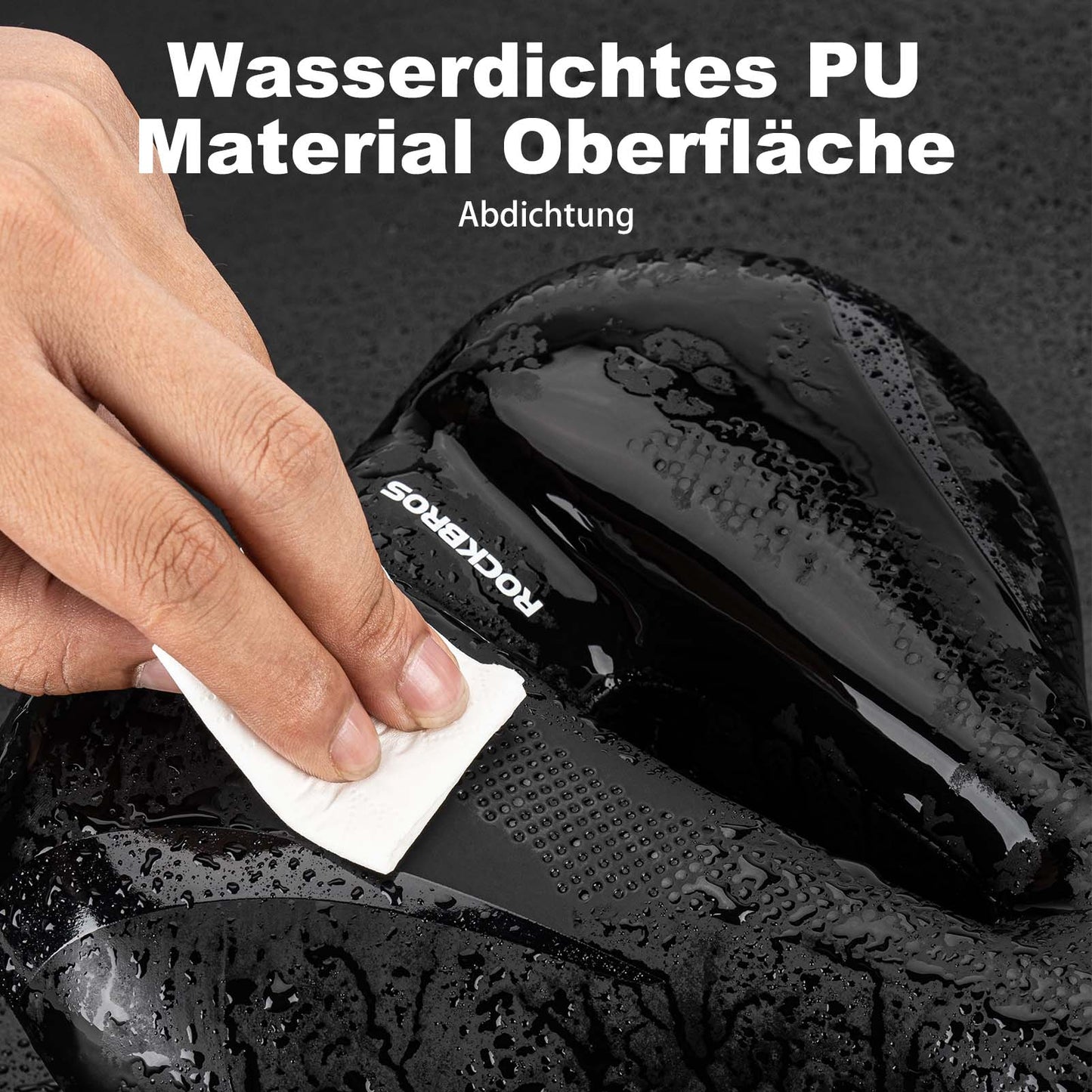 Selim de bicicleta com espuma viscoelástica e gel respirável ROCKBROS