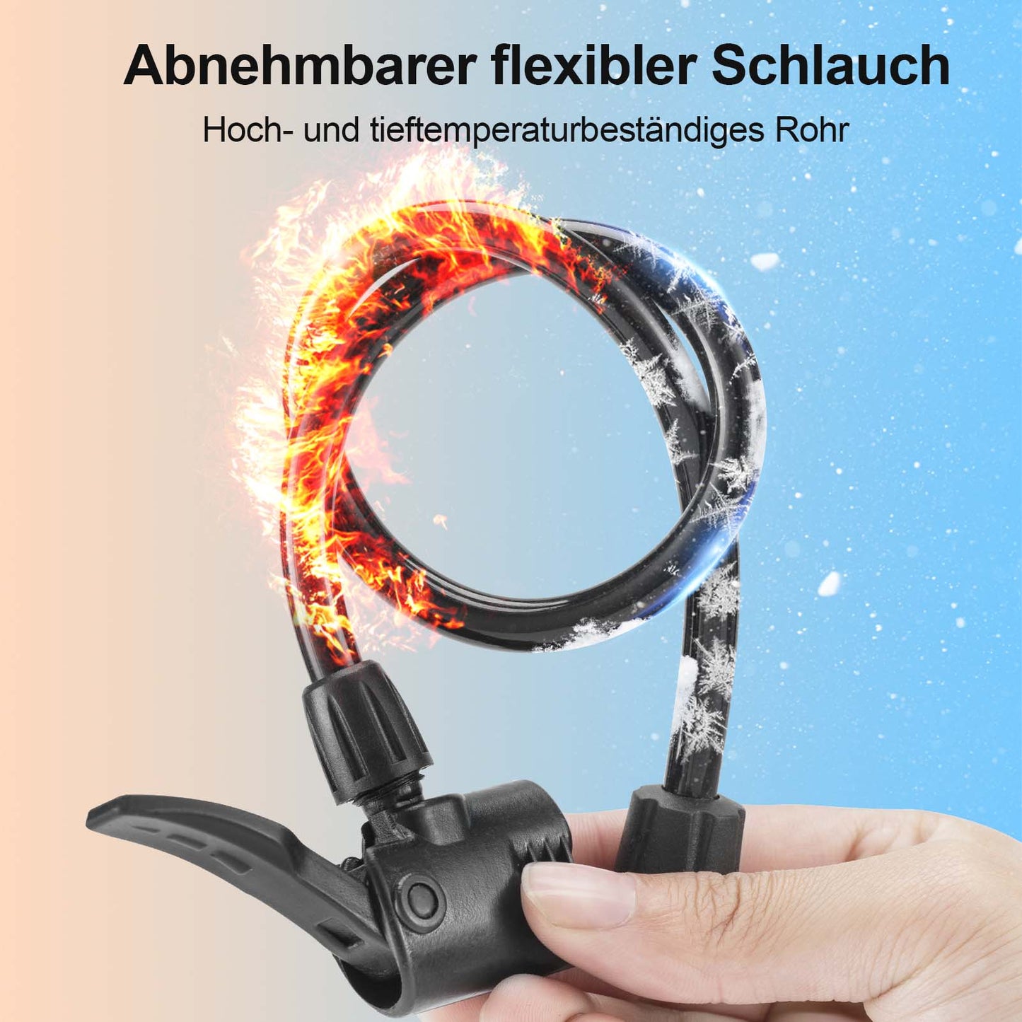 Mini bomba de ar portátil para todas as válvulas SV/AV ROCKBROS