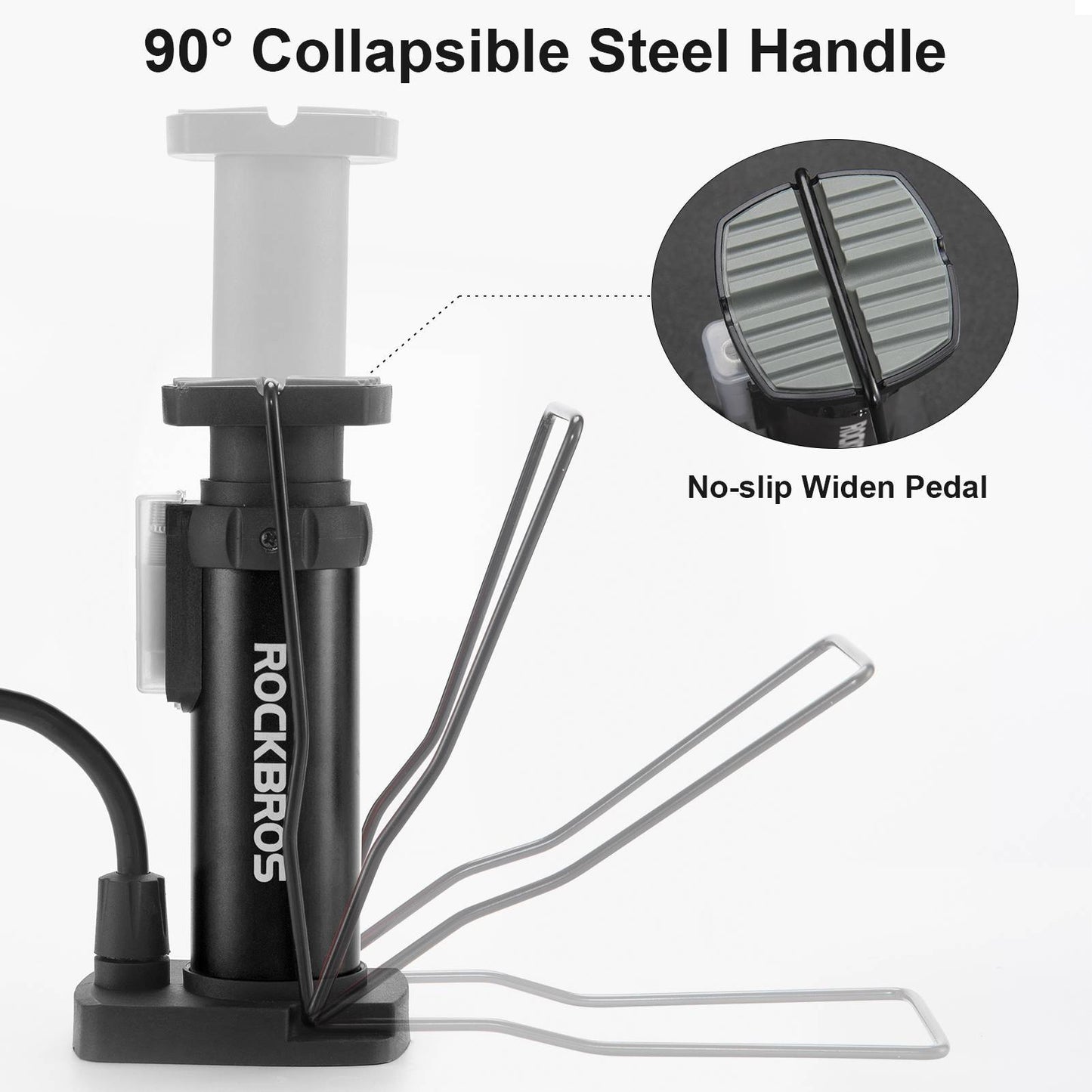 Mini bomba de ar portátil para todas as válvulas SV/AV ROCKBROS