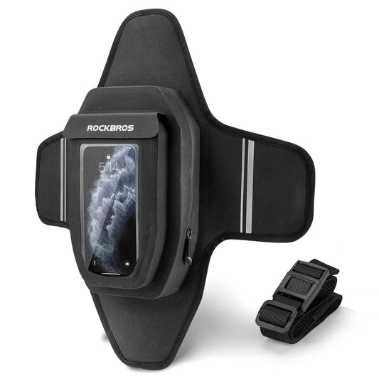 Bolsa de tanque para motocicleta, impermeável, magnética, preta, ROCKBROS