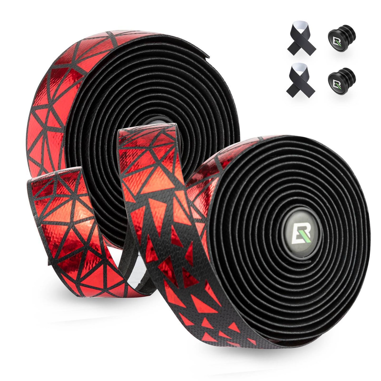 Fita antiderrapante para guidão de bicicleta, compatível com mountain bikes e bicicletas de estrada, 2 rolos, ROCKBROS