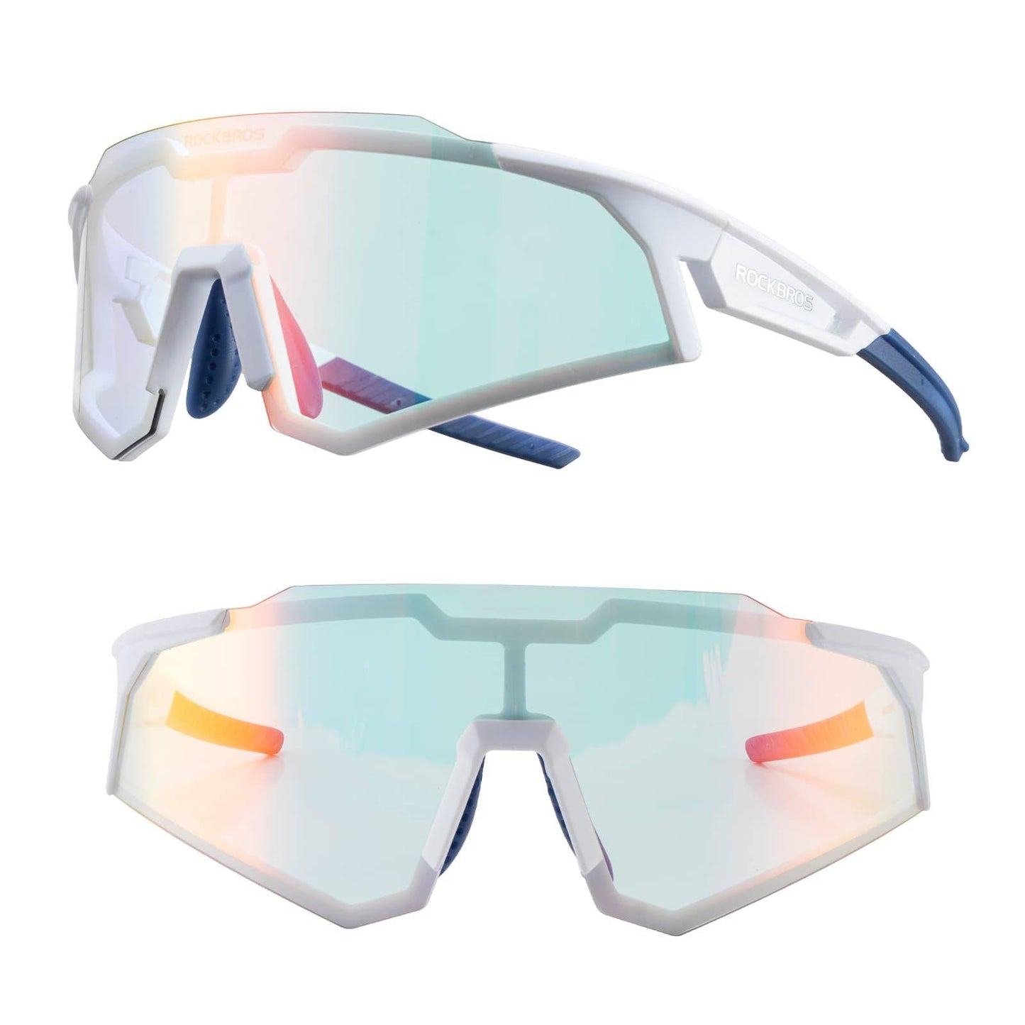 Óculos de sol, óculos para ciclismo, lentes fotossensíveis, para uso externo, proteção UV400, ROCKBROS