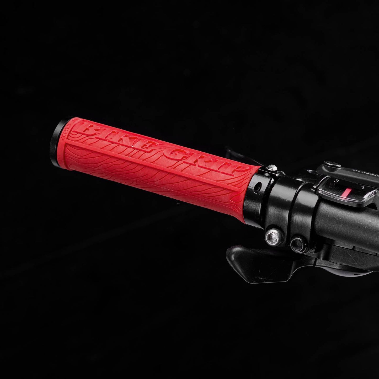 Manoplas de borracha ultraleves para bicicleta com sistema de fixação em alumínio da ROCKBROS