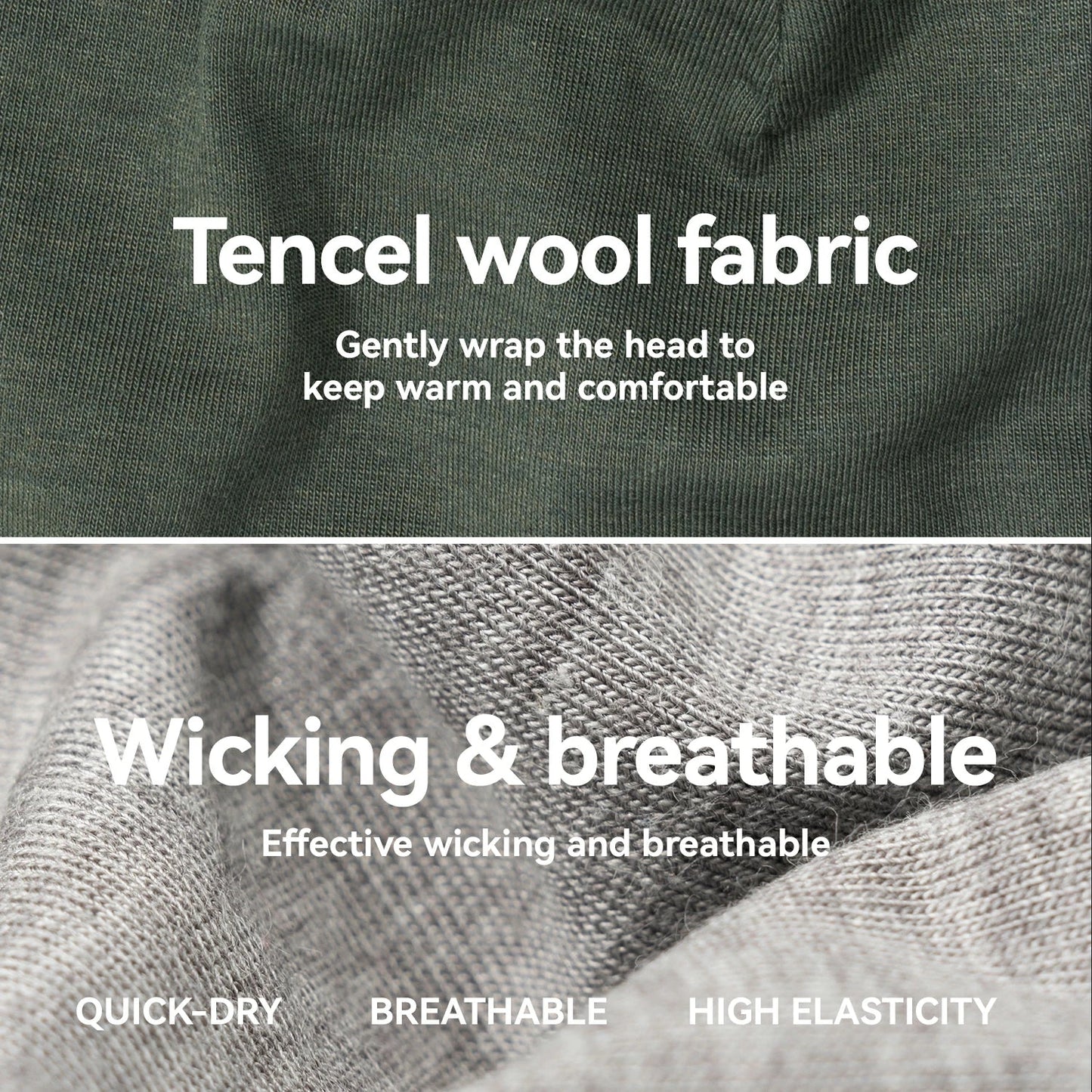 Gorro térmico de lã para inverno ROCKBROS