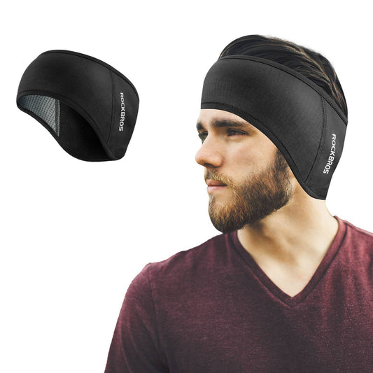 Protetores de orelha térmicos de inverno para ciclismo, faixas de cabeça para homens e mulheres ROCKBROS