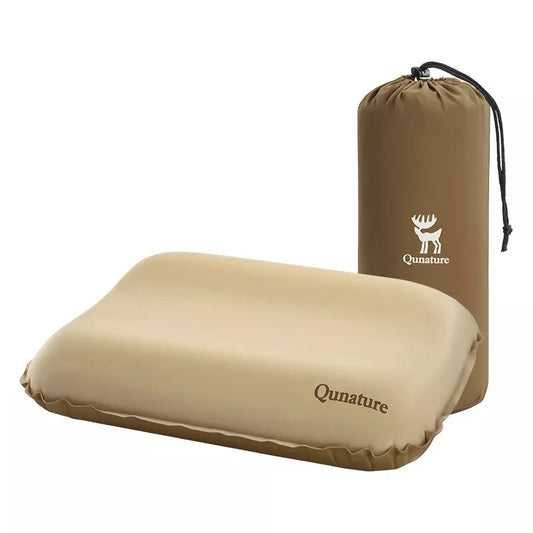 Qunature Camping Pillow Praia Travesseiro Travesseiro Inflável Ao Ar Livre