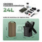 Mochila de bicicleta ROCKBROS mochila removível mochila de bicicleta 24L à prova d'água de viagem