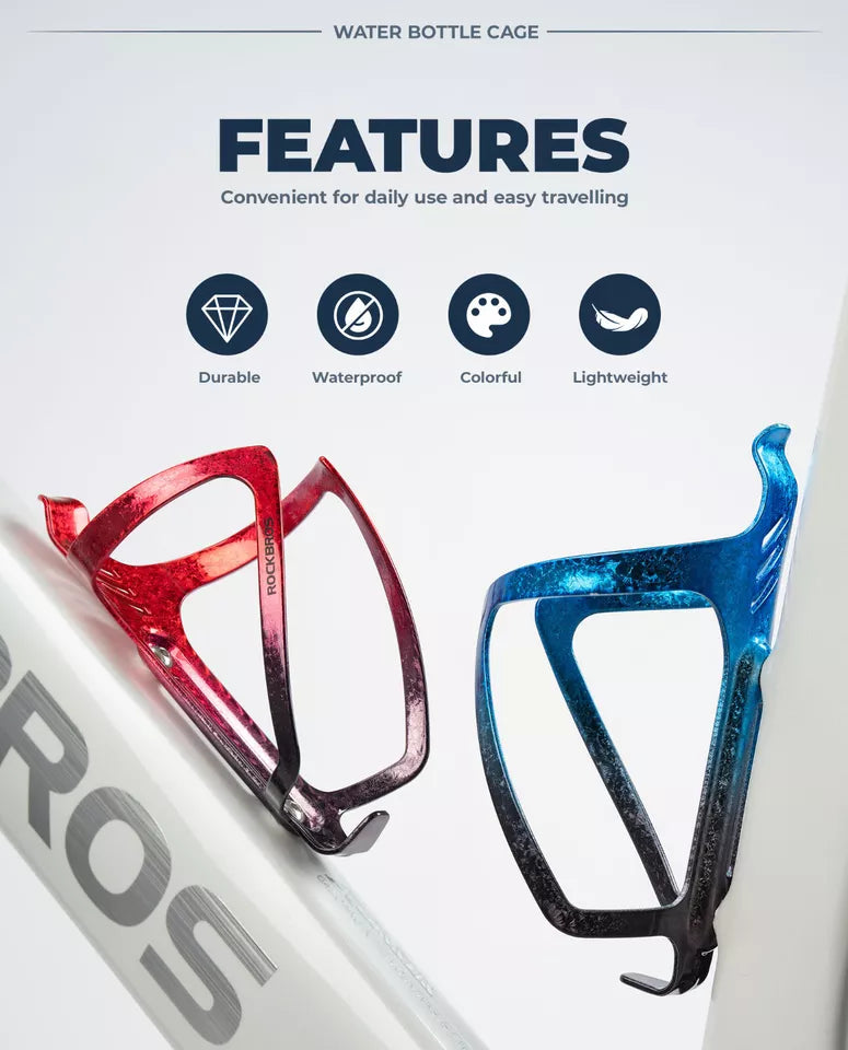 Suporte para garrafa de bicicleta ROCKBROS feito de alumínio suporte para garrafa de bebida para bicicleta MTB