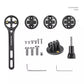 ROCKBROS Computador de bicicleta GPS Mount Adaptador de luz de bicicleta GoPro Fibra de carbono