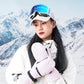 Qunature Luvas de esqui quentes Luvas de snowboard impermeáveis XS-XL feminino/masculino