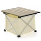 Mesa de acampamento Qunature mesa dobrável de alumínio com saco 600D mesa de piquenique até 15KG