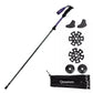Bastões de trekking Qunature Bastões de caminhada 7075 alumínio 130cm