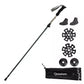 Bastões de trekking Qunature Bastões de caminhada 7075 alumínio 130cm