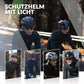 Capacete de bicicleta ROCKBROS capacete de bicicleta com luz de advertência de segurança capacete protetor 57-61 cm